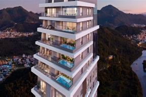 Lançamento Apartamento de Alto Padrão com 4 Suítes Frente Mar 