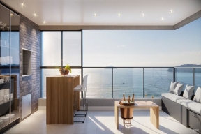 APARTAMENTO VISTA MAR COM 3 DORMITÓRIOS NO CENTRO